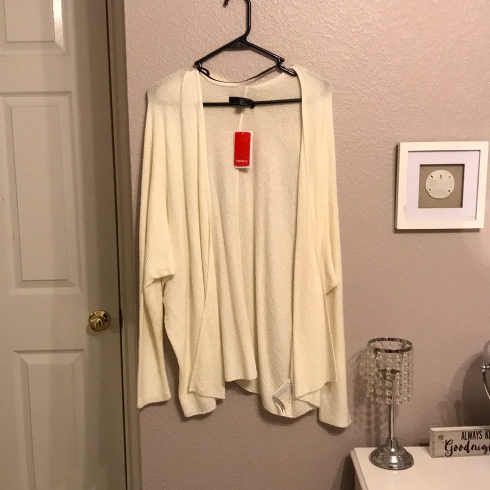 White/Cream cardigan